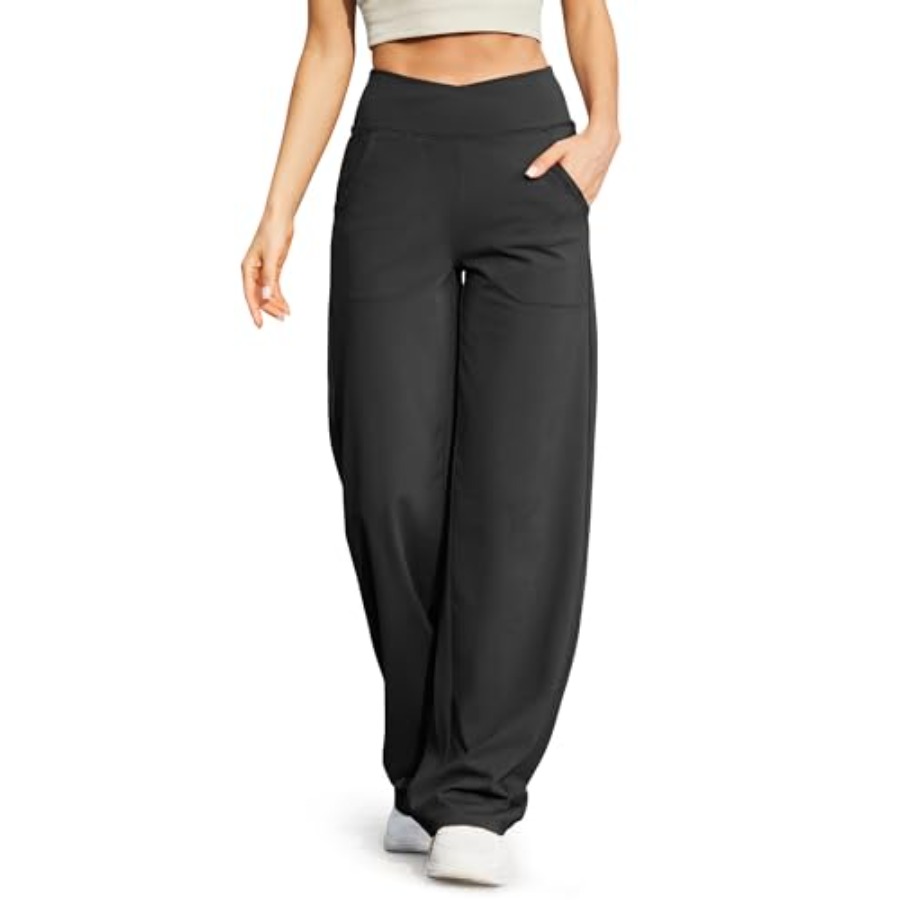 Yoga & Fitness Classes By Niharika Zirakpur Reviews - G4Free Weite Hosen für Damen, lockere