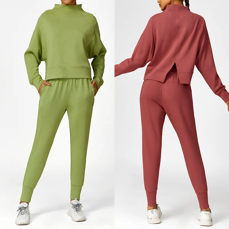 Yoga Fitness Hoodie - Sport Hoodie Yoga Sets Frauen Outfits