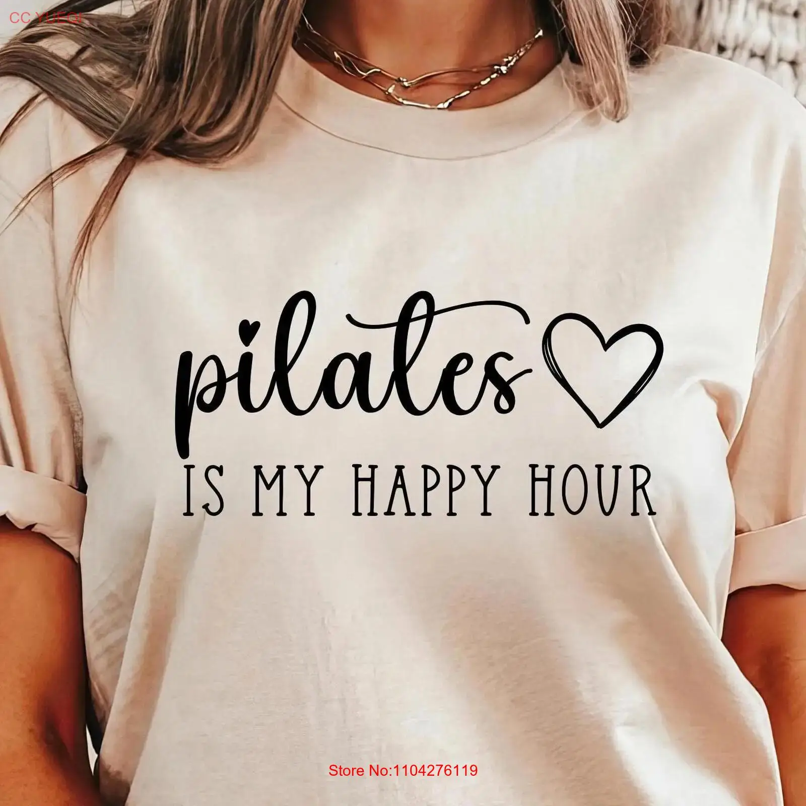 Yoga And Fitness Instructor - Pilates ist mein Happy Hour T-Shirt,