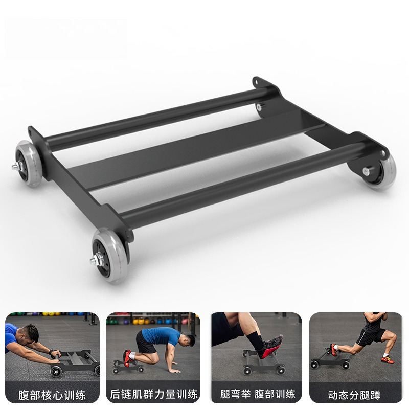 Ab Wheel Roller - Core-Training Bauchtrainer-Roller mit Bauchmuskel-Scheibe, Kraft- und