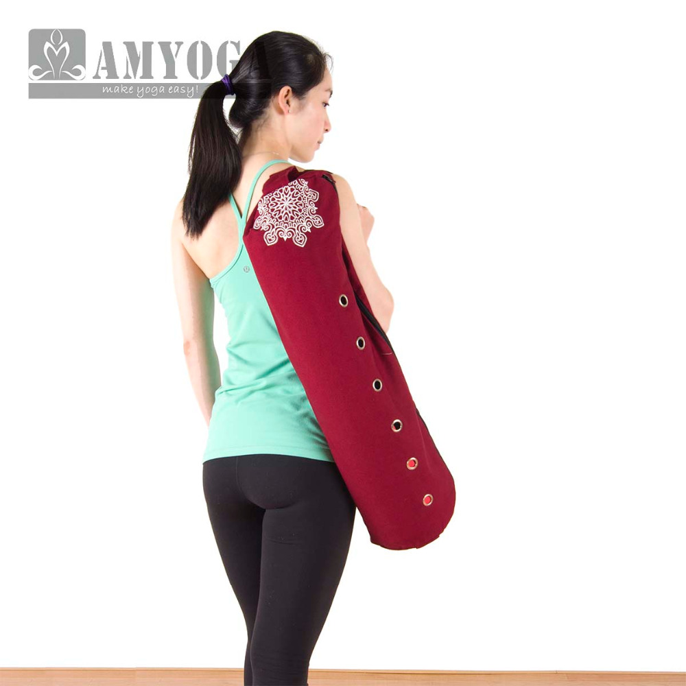 Yoga For Fitness - Canvas Yogamattentasche Einzel-Schultertasche Fitness-Sportrucksack Yogatasche für