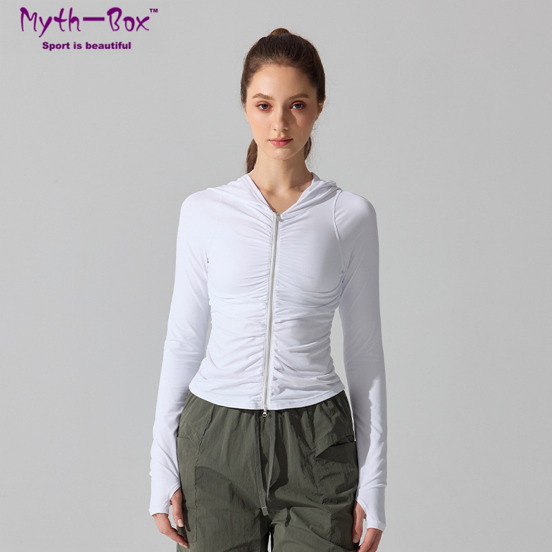 Yoga Fitness Hoodie - Herbst Damen Yoga-Jacken Dünne Schlanke Sport-Hoodies