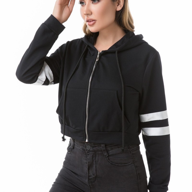 Yoga Fitness Hoodie - Frauen Sport Jacke Zipper Yoga Mantel