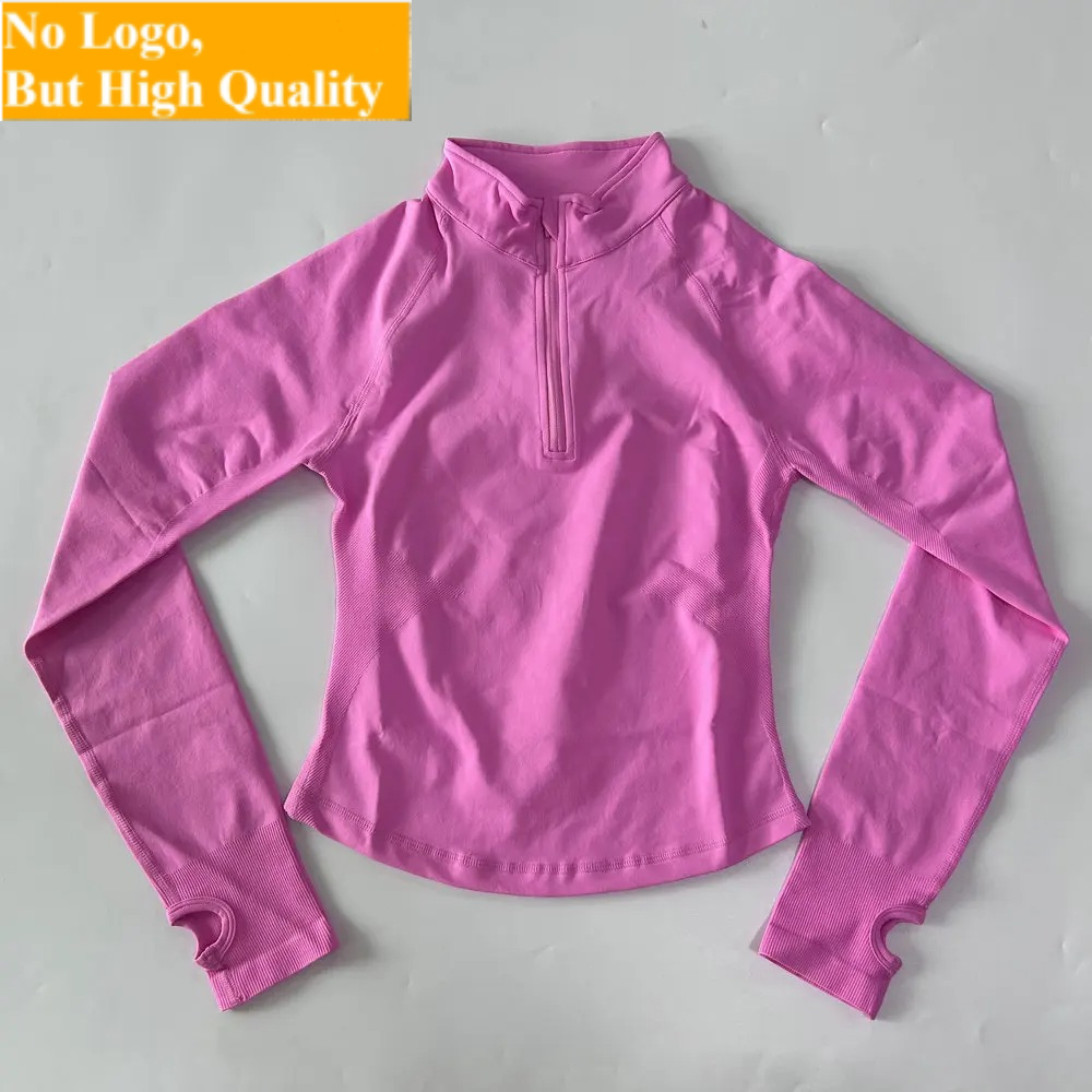 Yoga & Fitness Classes By Niharika Zirakpur Reviews - No Logo Yoga-Jacke mit halbem Reißverschluss