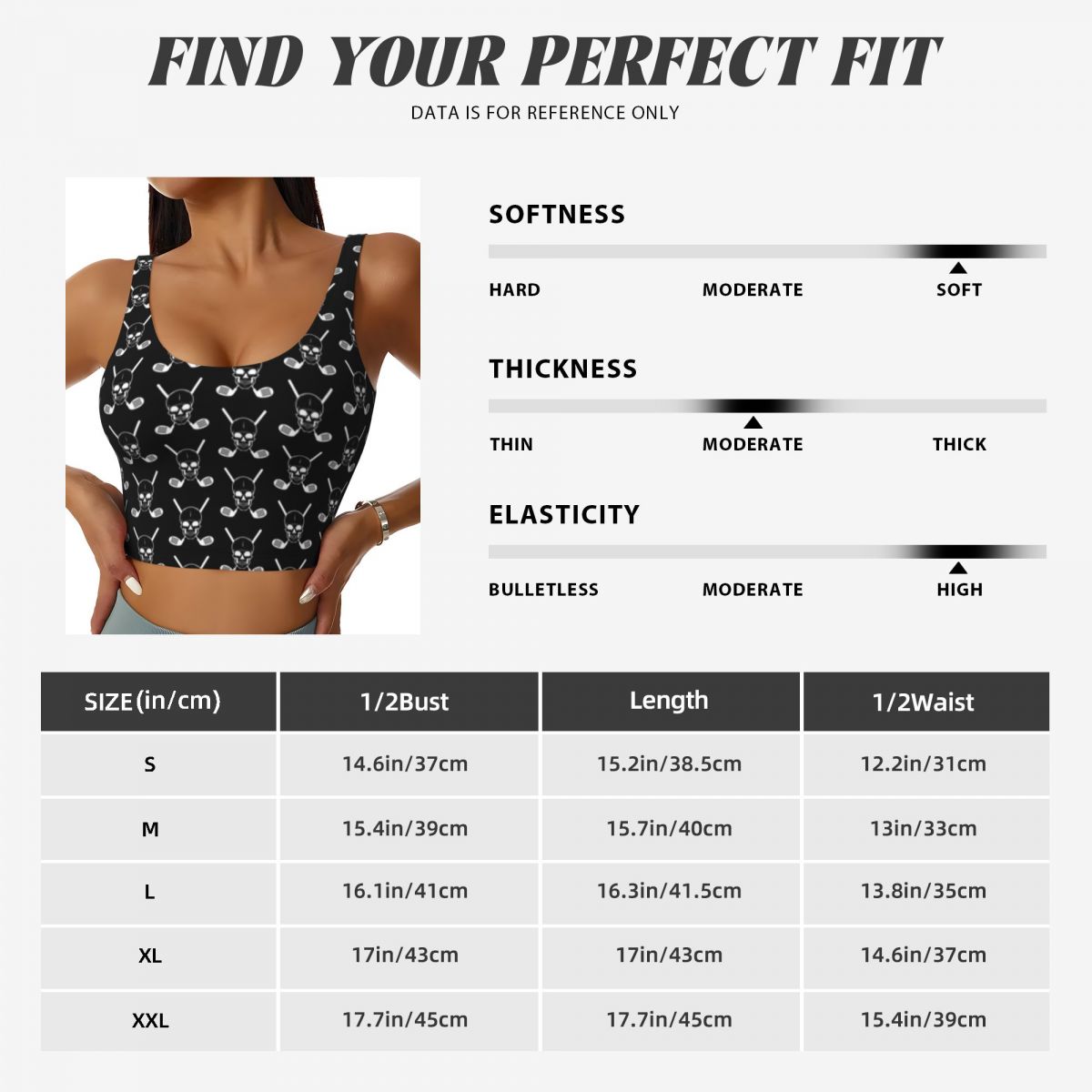 Gepolstertes Yoga-Top Golf Clu – Yoga Fitness Club Bewertung und Preis