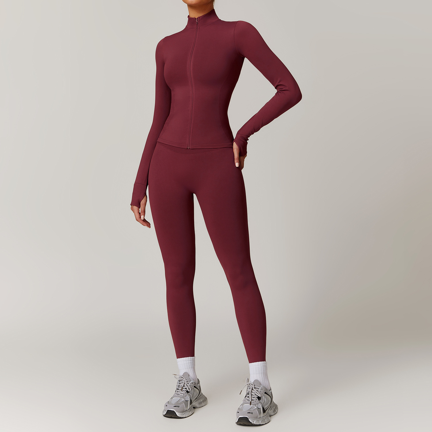 Frauen Nahtlose Yoga Set 2PCS  – Yoga Fitness Jacket Bewertung und Preis