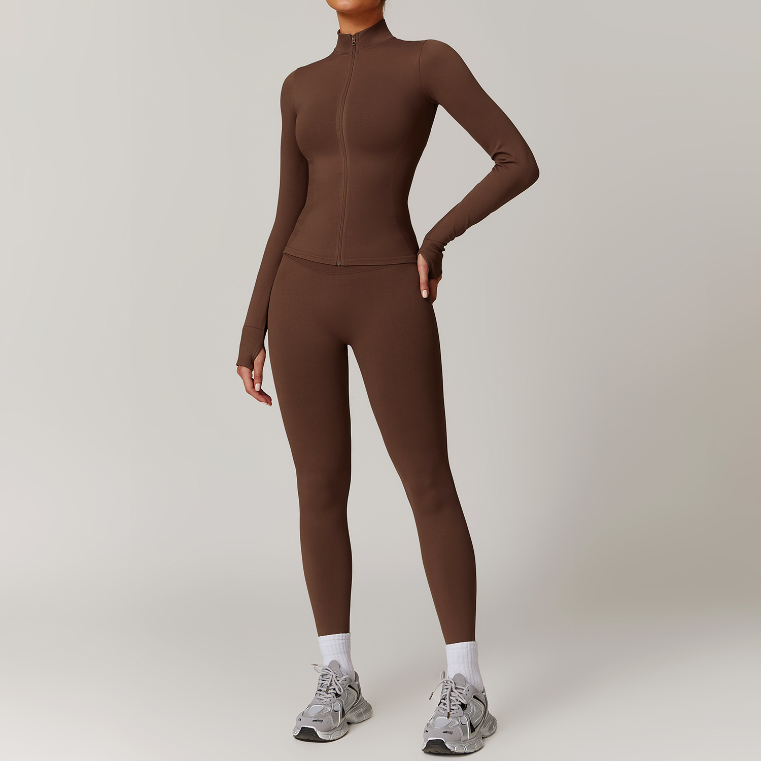 Frauen Nahtlose Yoga Set 2PCS  – Yoga Fitness Jacket Bewertung und Preis