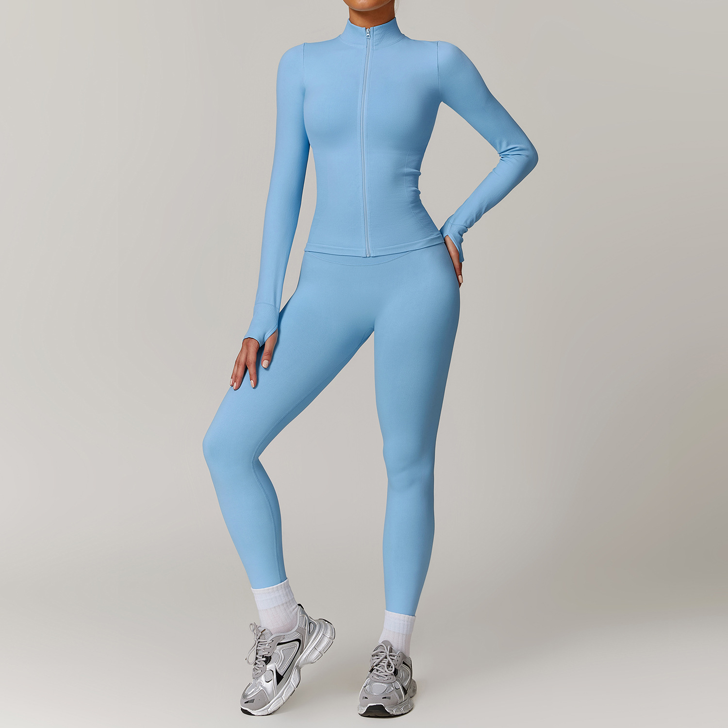 Frauen Nahtlose Yoga Set 2PCS  – Yoga Fitness Jacket Bewertung und Preis