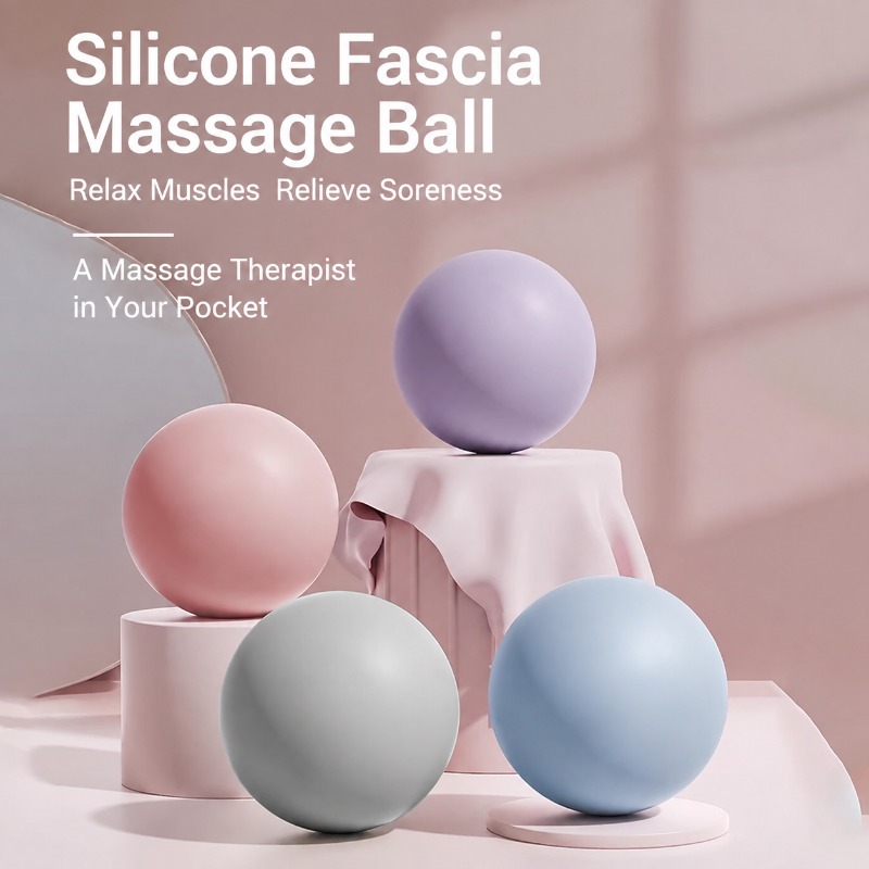 Silikon-Faszienball, massiver  – Yoga Fitness Ball Bewertung und Preis