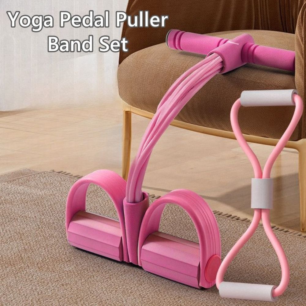 6-teiliges Widerstandsband-Set – Yoga Pedal Puller Fitness Equipment Bewertung und Preis