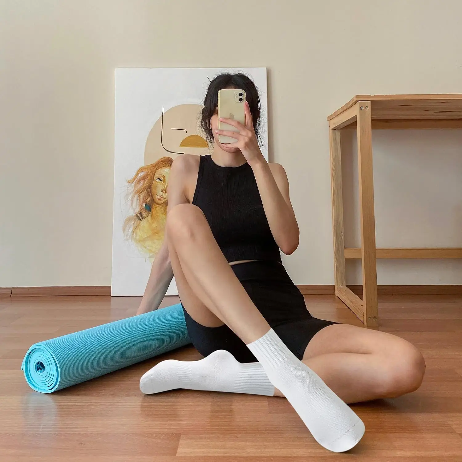 4 Paar Damen-Yoga-Socken, einf – Yoga & Fitness Classes By Niharika Zirakpur Reviews Bewertung und Preis