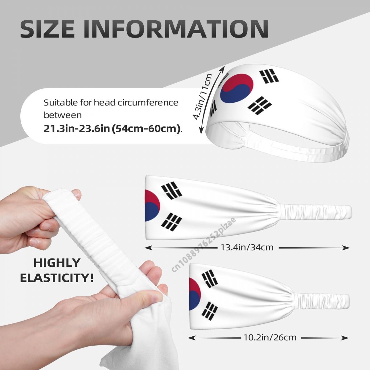 Südkorea Flagge Männer Frauen  – Yoga Fitness Band Bewertung und Preis