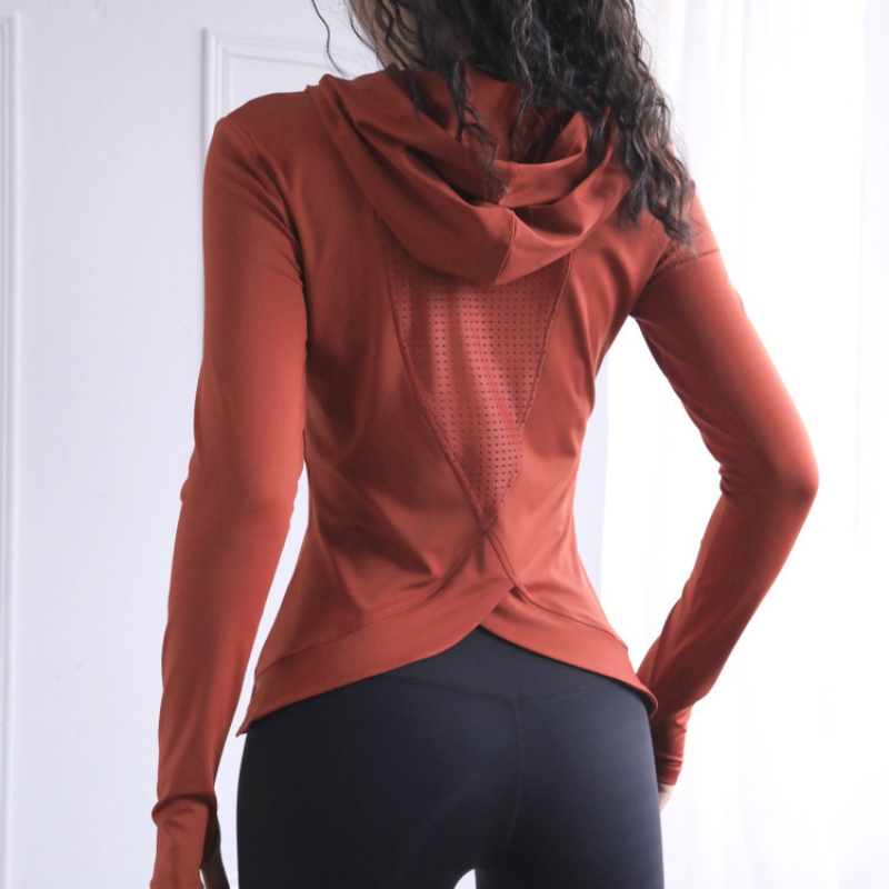 Damen Rücken gabel Mesh atmung – Yoga Fitness Hoodie Bewertung und Preis