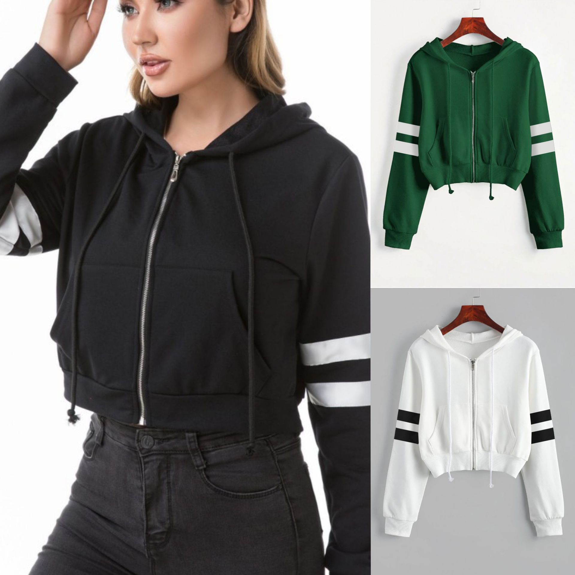Frauen Sport Jacke Zipper Yoga – Yoga Fitness Hoodie Bewertung und Preis