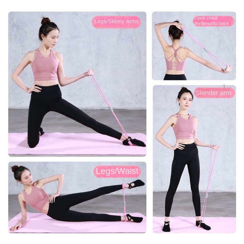 6-Röhren-Widerstandsbänder-Set – Yoga Pedal Puller Fitness Equipment Bewertung und Preis